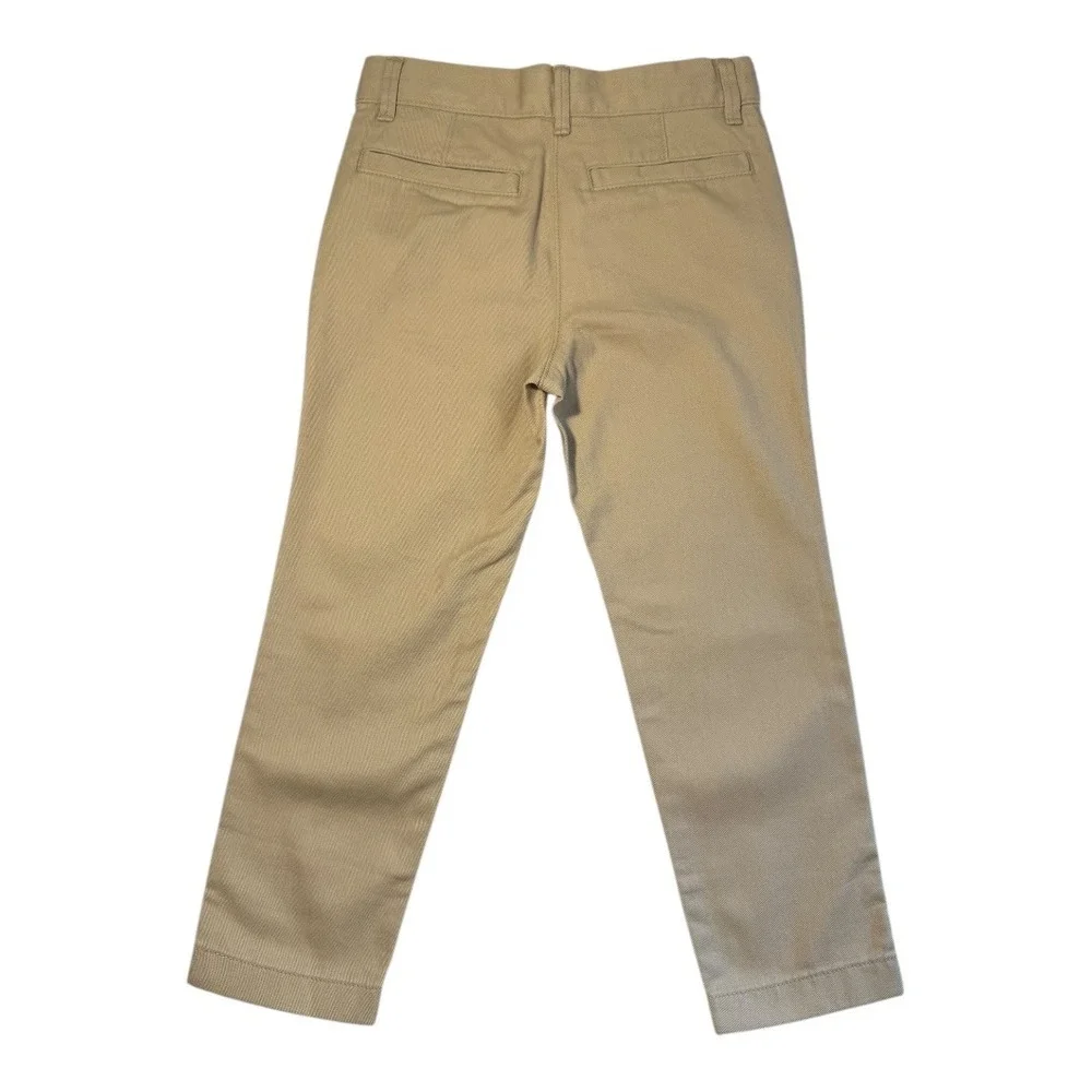 Crewcuts by J. Crew Girls' Cotton Chino Pant Sandy‎ Dune Khaki Size 4 NWT